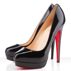Escarpins Christian Louboutin Bianca 140 mm à plateforme noirs