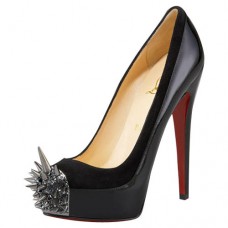 Escarpins Christian Louboutin Asteroid 140 mm à plateforme noirs
