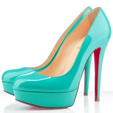 Escarpins Christian Louboutin Bianca 140 mm à plateforme Caraïbes
