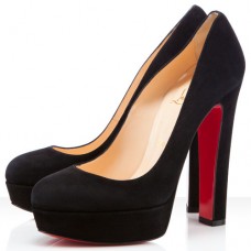 Escarpins Christian Louboutin Bianca 140 mm à plateforme noirs