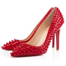 Escarpins Christian Louboutin Pigalle Spikes 100 mm Rose Paris Escarpins Christian Louboutin Pigalle Spikes 100 mm Rose Paris