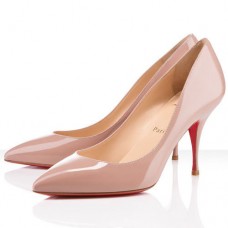 Escarpins Christian Louboutin Piou Piou 80 mm couleur chair