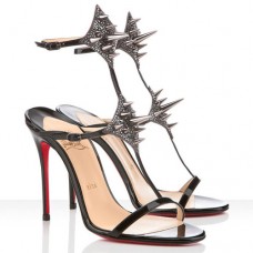 Sandales Christian Louboutin Lady Max 100 mm noires Sandales Christian Louboutin Lady Max 100 mm noires
