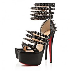 Sandales Christian Louboutin Botticellita 160 mm noires Sandales Christian Louboutin Botticellita 160 mm noires