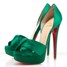Sandales Christian Louboutin Volpi 140 mm Émeraude