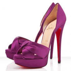 Sandales Christian Louboutin Volpi 140 mm Parme