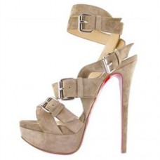 Christian Louboutin Toutenkaboucle 140mm Sandales Nude