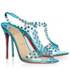 Sandales Christian Louboutin J-Lissimo 100 mm Caraïbes Sandales Christian Louboutin J-Lissimo 100 mm Caraïbes