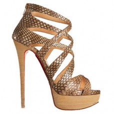 Sandales Christian Louboutin Balota 140 mm en python Sandales Christian Louboutin Balota 140 mm en python