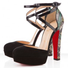 Sandales Christian Louboutin La Favorita 140 mm vertes Sandales Christian Louboutin La Favorita 140 mm vertes