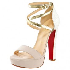 Sandales Christian Louboutin Summerissima 140 mm dorées Sandales Christian Louboutin Summerissima 140 mm dorées