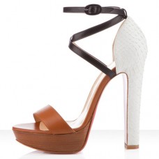 Sandales Christian Louboutin Summerissima 140 mm marron