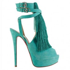 Sandales Christian Louboutin Change Of The Guard 140 mm Caraïbes Sandales Christian Louboutin Change Of The Guard 140 mm Caraïbes