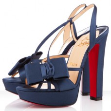 Sandales Christian Louboutin Disconoeud 140 mm bleu marine Sandales Christian Louboutin Disconoeud 140 mm bleu marine