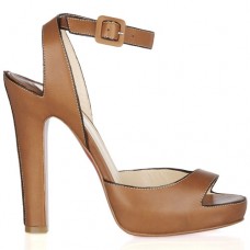 Sandales Christian Louboutin Viola 120 mm marron