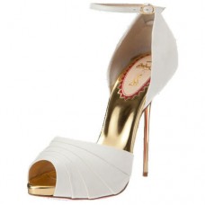 Sandales Christian Louboutin Armadillo Bride 120 mm blanches Sandales Christian Louboutin Armadillo Bride 120 mm blanches