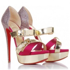 Christian Louboutin Ambertina 140mm Sandales Multicolore