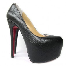 Escarpins Christian Louboutin Daffodile 160 mm à plateforme noirs Escarpins Christian Louboutin Daffodile 160 mm à plateforme noirs