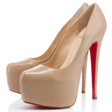 Escarpins Christian Louboutin Daffodile 160 mm à plateforme couleur chair Escarpins Christian Louboutin Daffodile 160 mm à plateforme couleur chair