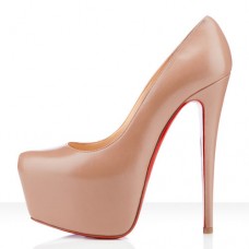 Escarpins Christian Louboutin Daffodile 160 mm à plateforme beige