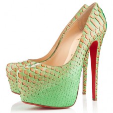 Escarpins Christian Louboutin Daffodile 160 mm à plateformes Menthe Escarpins Christian Louboutin Daffodile 160 mm à plateformes Menthe