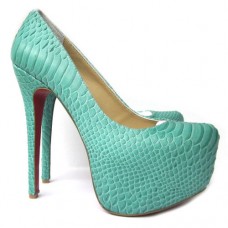 Escarpins Christian Louboutin Daffodile 160 mm à plateforme verte Escarpins Christian Louboutin Daffodile 160 mm à plateforme verte