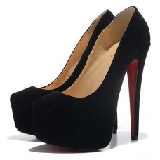 Escarpins Christian Louboutin Daffodile 160 mm à plateforme noirs Escarpins Christian Louboutin Daffodile 160 mm à plateforme noirs