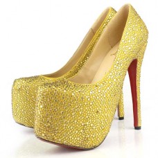 Escarpins Christian Louboutin Daffodile 160 mm à plateforme Canari Escarpins Christian Louboutin Daffodile 160 mm à plateforme Canari