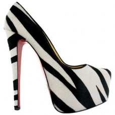Escarpins Christian Louboutin Daffodile 160 mm à plateforme zèbre