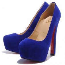 Escarpins Christian Louboutin Daffodile 160 mm à plateforme bleus Escarpins Christian Louboutin Daffodile 160 mm à plateforme bleus
