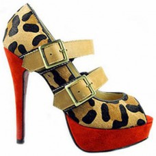 Escarpins Mary Jane Christian Louboutin Bikiki 140 mm à imprimé léopard