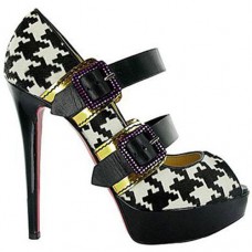 Escarpins Mary Jane Christian Louboutin Bikiki 140 mm noirs