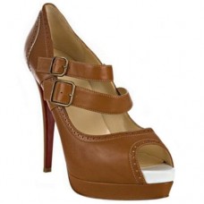 Escarpins Mary Jane Christian Louboutin Luly 140 mm marron Escarpins Mary Jane Christian Louboutin Luly 140 mm marron