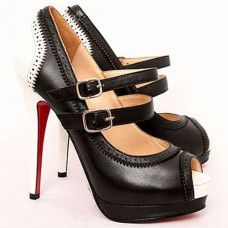 Escarpins Mary Jane Christian Louboutin Luly 140 mm noirs Escarpins Mary Jane Christian Louboutin Luly 140 mm noirs