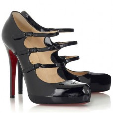 Escarpins Mary Jane Christian Louboutin Dillian 120 mm noirs