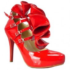 Escarpins Mary Jane Christian Louboutin Dillian 120 mm rouges Escarpins Mary Jane Christian Louboutin Dillian 120 mm rouges