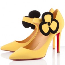Escarpins Mary Jane Pensée 100 mm Canari de Christian Louboutin Escarpins Mary Jane Pensée 100 mm Canari de Christian Louboutin