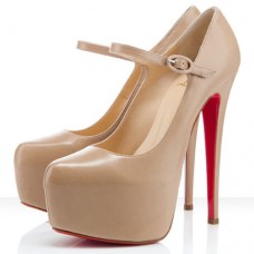 Escarpins Mary Jane Lady Daf 160 mm couleur chair de Christian Louboutin Escarpins Mary Jane Lady Daf 160 mm couleur chair de Christian Louboutin