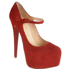 Escarpins Mary Jane Lady Daf 160 mm rouges de Christian Louboutin Escarpins Mary Jane Lady Daf 160 mm rouges de Christian Louboutin