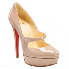 Christian Louboutin Relika 140mm Mary Jane Escarpins Rose