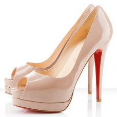 Christian Louboutin Altadama 140mm Peep Toe Pompes Nu