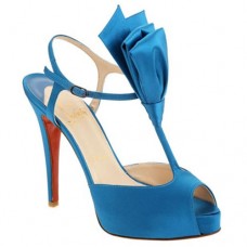 Christian Louboutin Ernesta à bride en T 100 mm, édition spéciale bleue Christian Louboutin Ernesta à bride en T 100 mm, édition spéciale bleue
