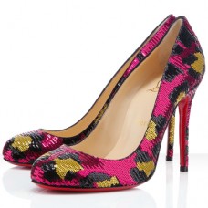 Escarpins Christian Louboutin Fifi 100 mm multicolores Escarpins Christian Louboutin Fifi 100 mm multicolores