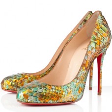 Escarpins Christian Louboutin Fifi 100 mm multicolores Escarpins Christian Louboutin Fifi 100 mm multicolores