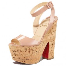 Christian Louboutin Super Dombasle 140mm Compensées Nu