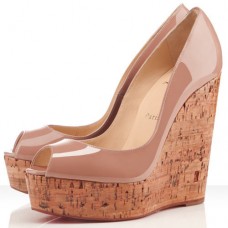 Christian Louboutin Uue Plume 140mm Compensées Nu