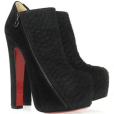 Bottines Christian Louboutin 4A 160 mm noires