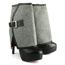 Bottines Christian Louboutin Armony 140 mm grises