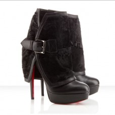 Bottines Christian Louboutin Armony 140 mm noires