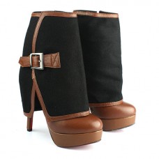 Bottines Christian Louboutin Armony 140 mm marron